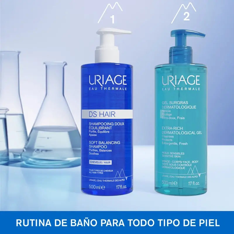 Uriage Ds Hair Gentle Regulating Shampoo 500Ml
