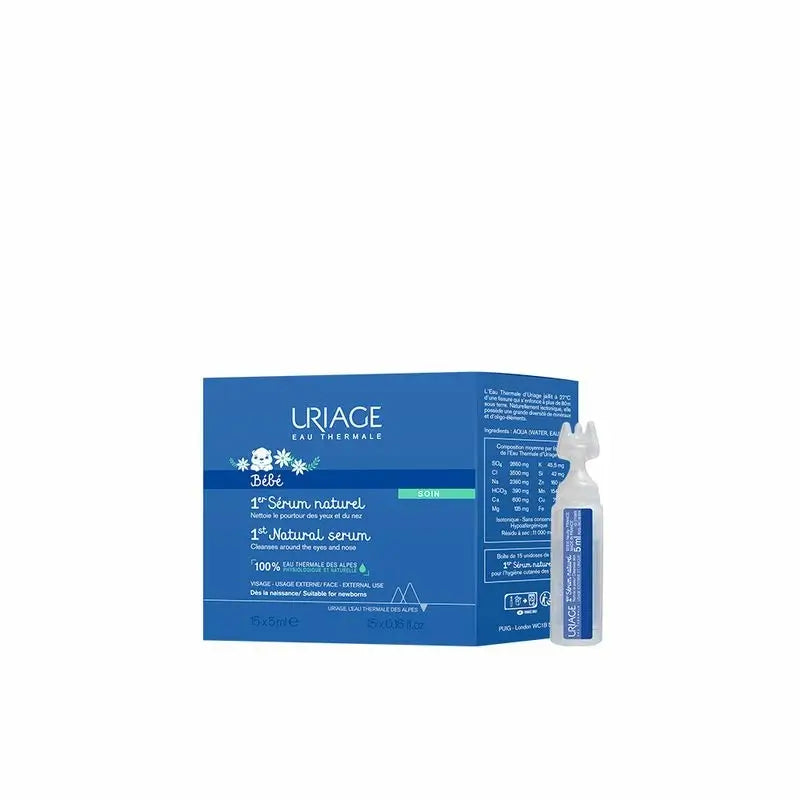 Uriage Physiological Serum Monodose , 5x15 ml
