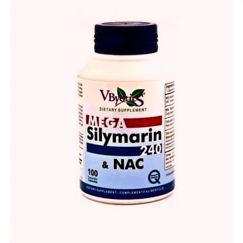 V.Byotic Mega Silymarin 240 & Glutathione+ Radish Ne , 100 capsules