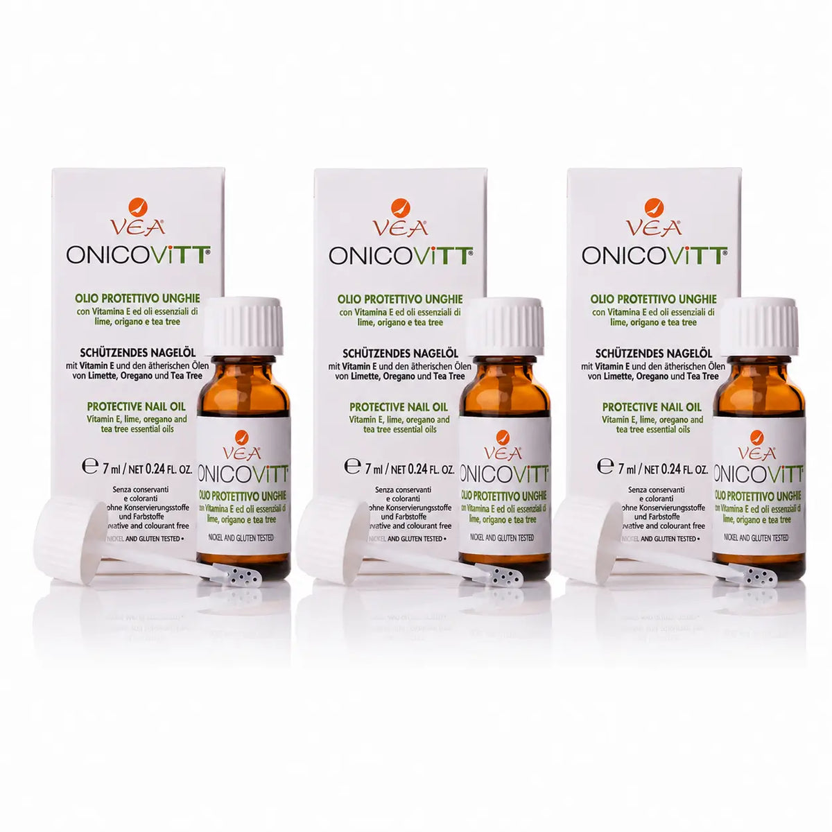 See Onicovitt Protective Oil for Nails, 7 ml, pack of 3