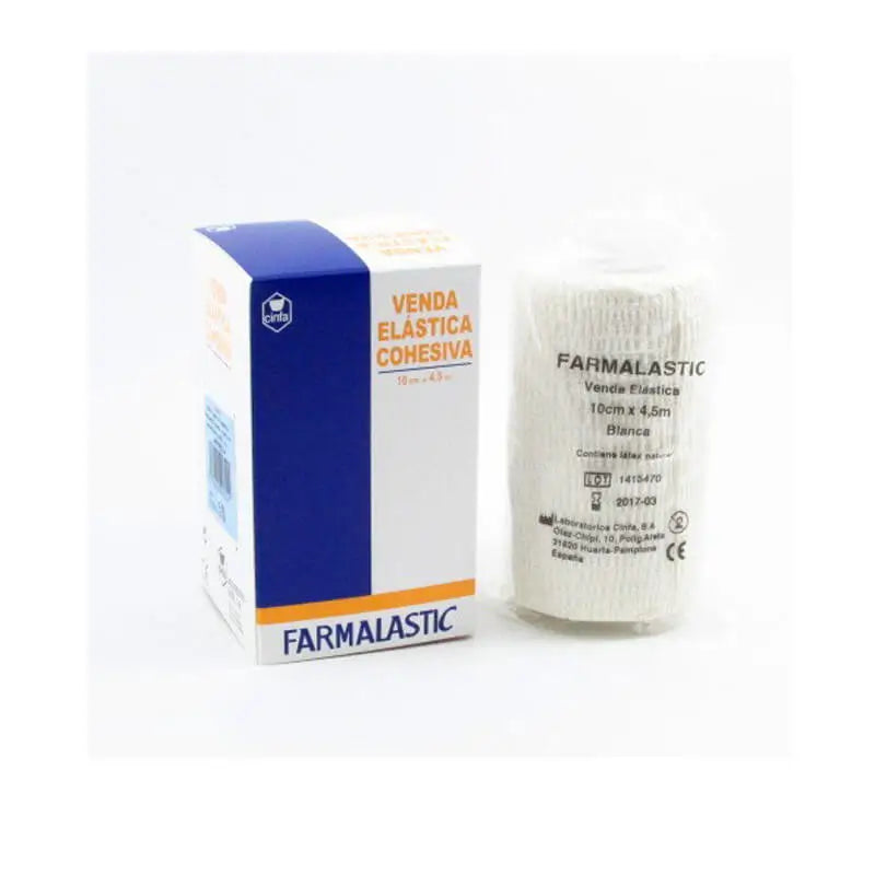 FARMALASTIC COHESIVE ELASTIC BANDAGE WHITE 4,5 X 10 CM