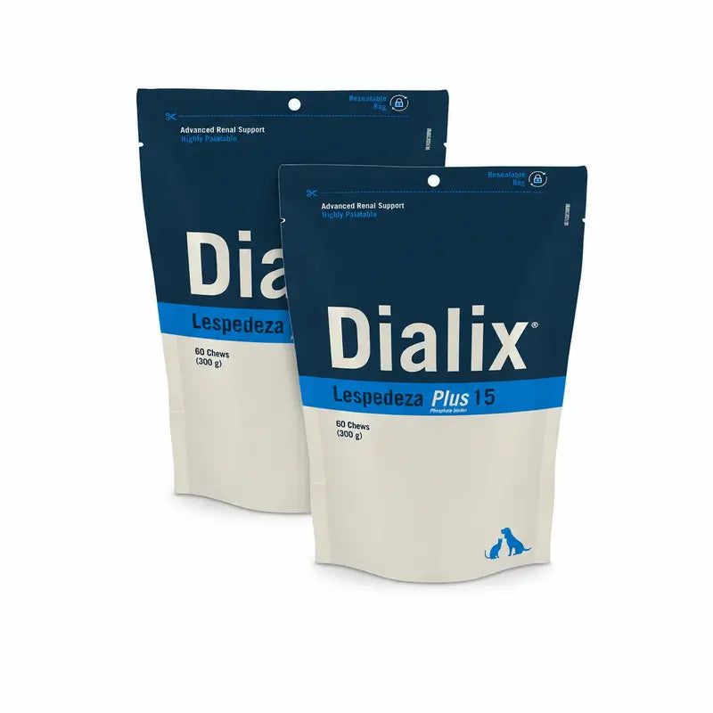 Vetnova Dialix Lespedeza Plus 15, Pack of 2 x 60 Chews