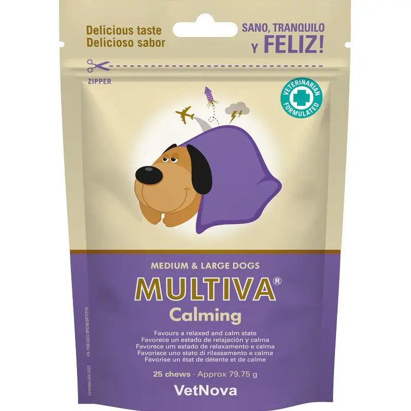 Vetnova Multiva Calming Medium & Large Dogs 25 chews