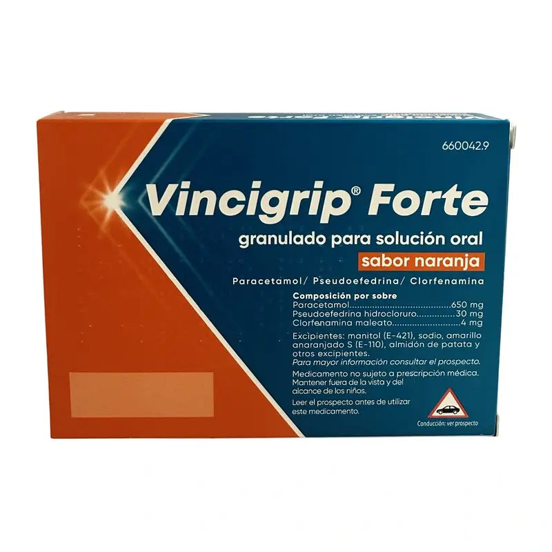 Vincigrip Forte Oral Solution Orange 10 sachets