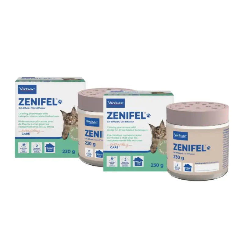 Virbac Zenifel Diffuser Gel for Cats, Pack of 2 x 230 g