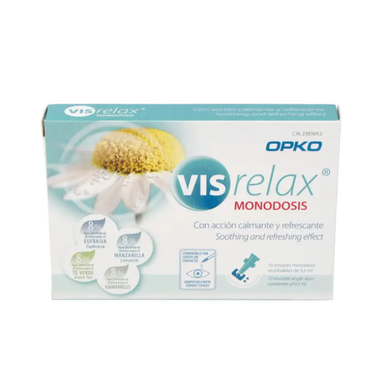Opko Vis Relax Sterile eye drops 10 single doses