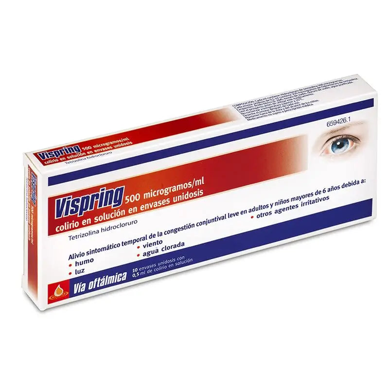 Vispring 0.5 Mg/ ml Eye Drops Solution 10 Monodoses