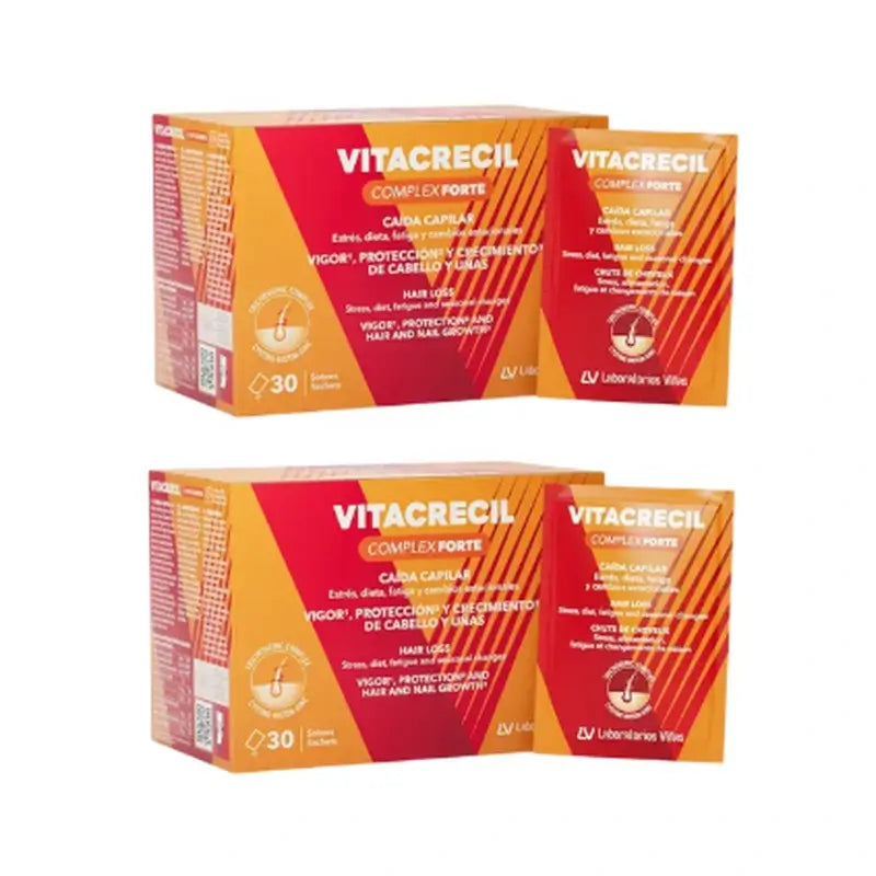 Vitacrecil Duplo Complex Forte, 2 X 30 Envelopes
