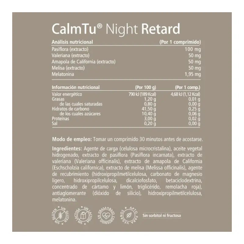 VITAE CalmTu Night Retard, 60 tablets