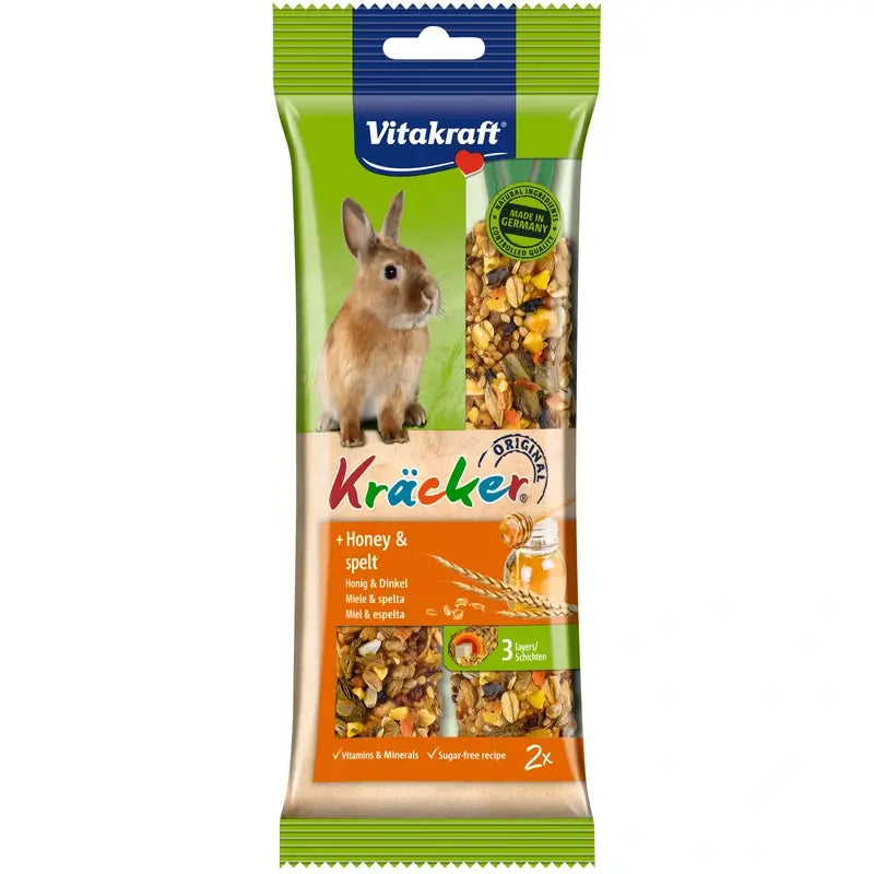 Vitakraft Dwarf Rabbit Honey Sticks, 5 packs of 2