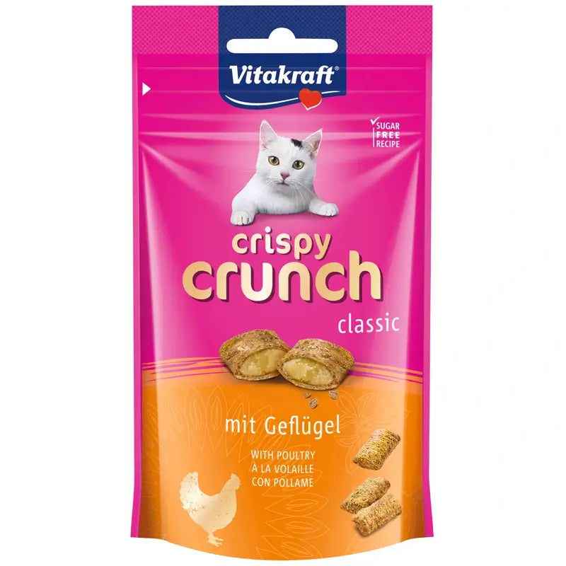 Vitakraft Crispy Crunch Poultry for Cats 8 x 60 grams