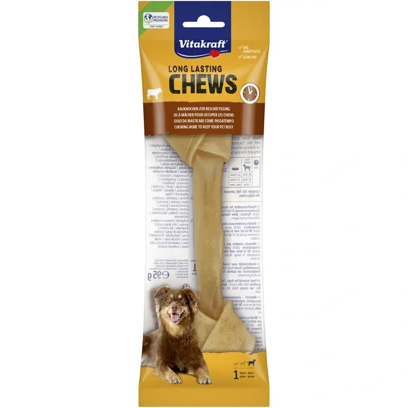 Vitakraft Knotted Bone Chews 21cm, 12 pieces