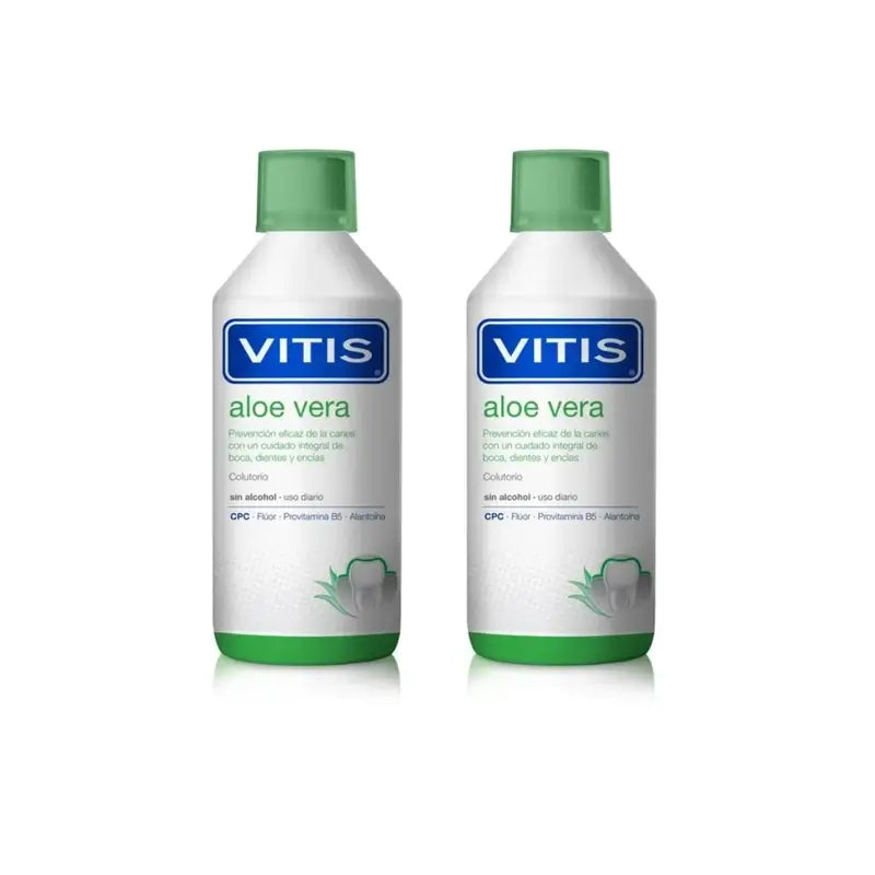 Vitis Aloe Vera Mouthwash, 2X500 Ml