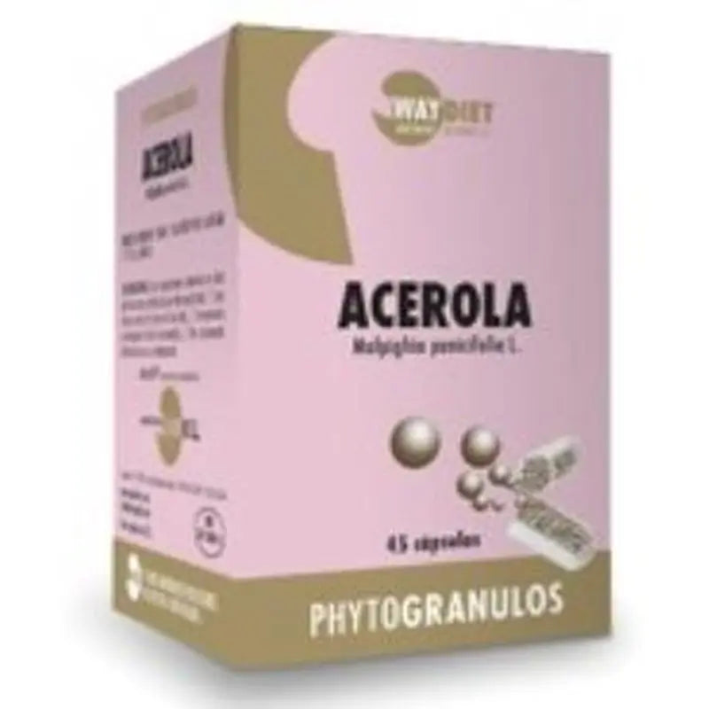 Waydiet Natural Products Acerola Vitamin C 45Caps.