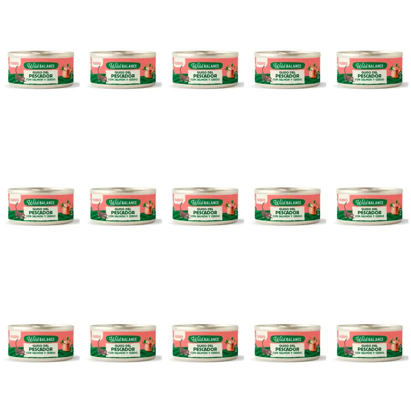 Wild Balance Traditional Ragout Can With Beef, Chicken & Vegetables For Cats, 80 g, Pack of 15