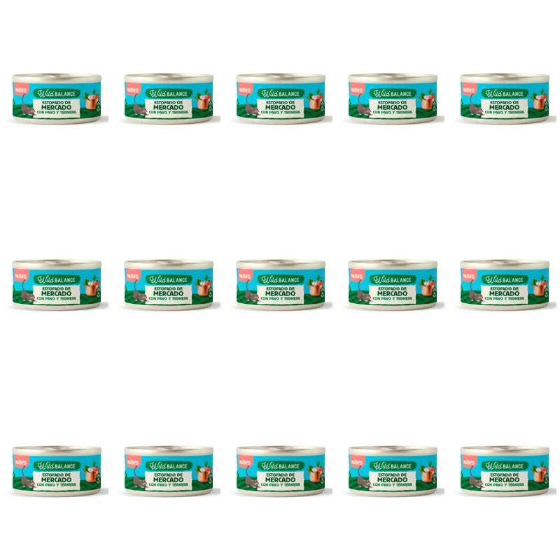 Wild Balance Canned Chef's Recipes Market Stew For Cats, 80 g, Pack of 15
