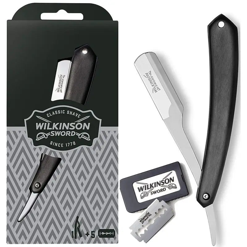 Wilkinson Sword Barber Knife+Classic 5S Blades