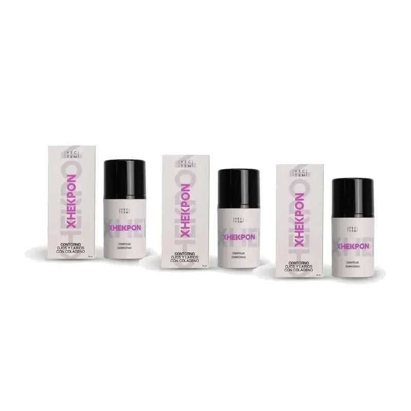 Xhekpon Eye Contour Cream, Pack of 3 x 15 ml