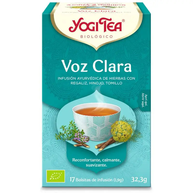 Yogi Tea Organic Clear Voice 17 Tea Bags