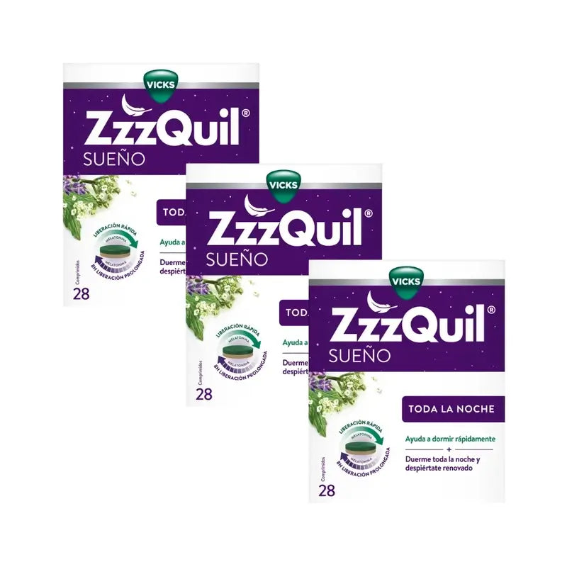 Zzzquil Melatonin, Valerian & Vitamin B6, 3X28 Tablets