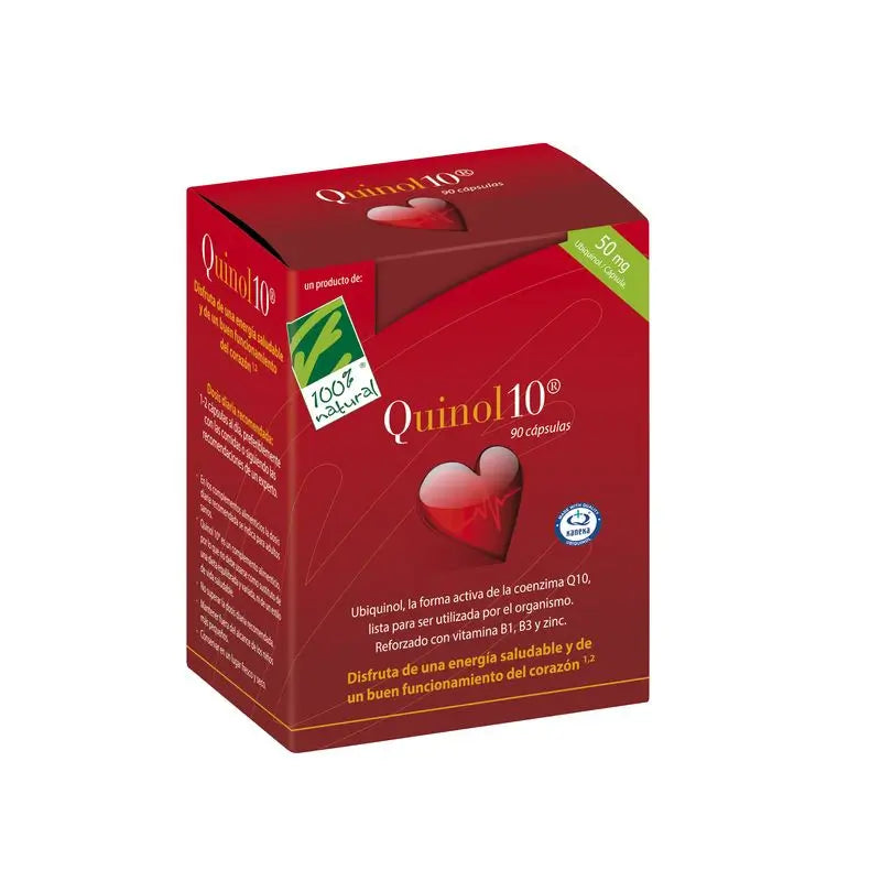 100%Natura Quinol10 50 Mg , 90 capsules