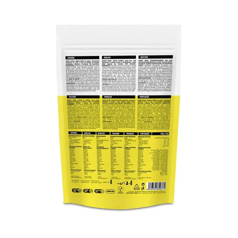 226Ers Energy Drink Energy Drink Lemon, 1000 grams