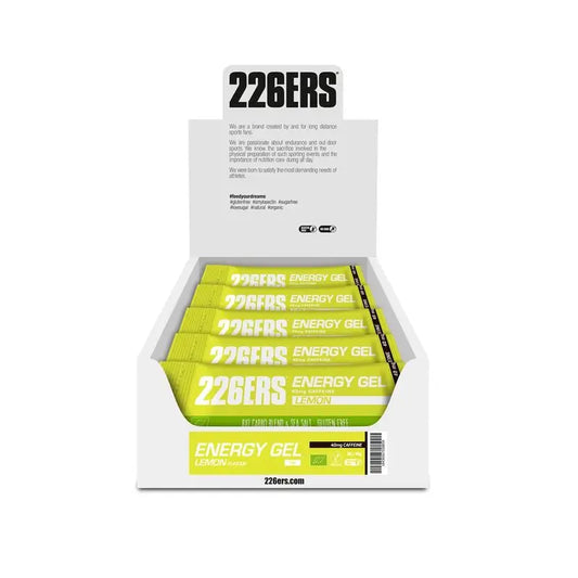226Ers Energy Gel 40Gr Lemon Energy Gel - 40Mg Caffeine, 30x40g