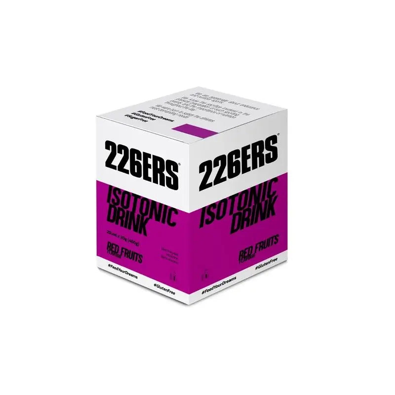 226Ers Isotonic Drink - Single Dose Isotonic Drink Red Fruits, 20x20 grams