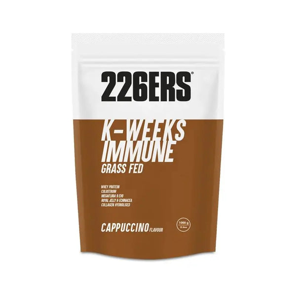 226Ers K-Weeks Immune Grass Fed Cappuccino Protein Shake, 1000 g