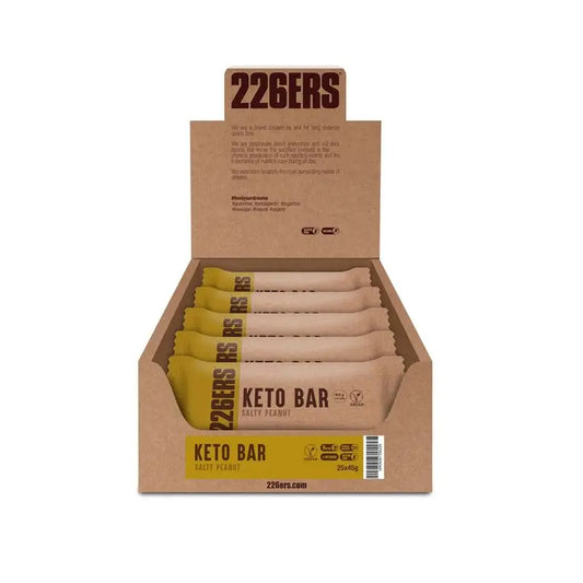 226Ers Keto Bar Protein Bar Salted Peanut, 25x45 g