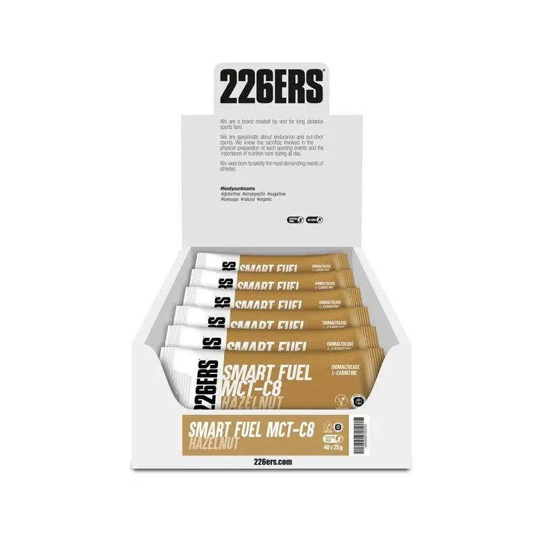 226Ers Smart Fuel Vegan Hazelnut Energy Cream - Mct C8, 40x25 g
