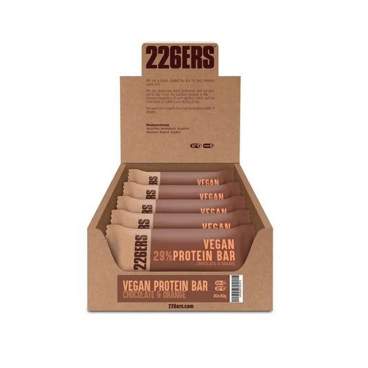226Ers Vegan Protein Bar Vegan Protein Bar Chocolate & Orange, 30x40g