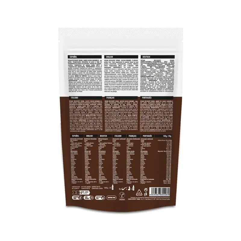 226Ers Vegan Recovery Drink Vegan Recovery Drink Chocolate Caramel, 1000 grams