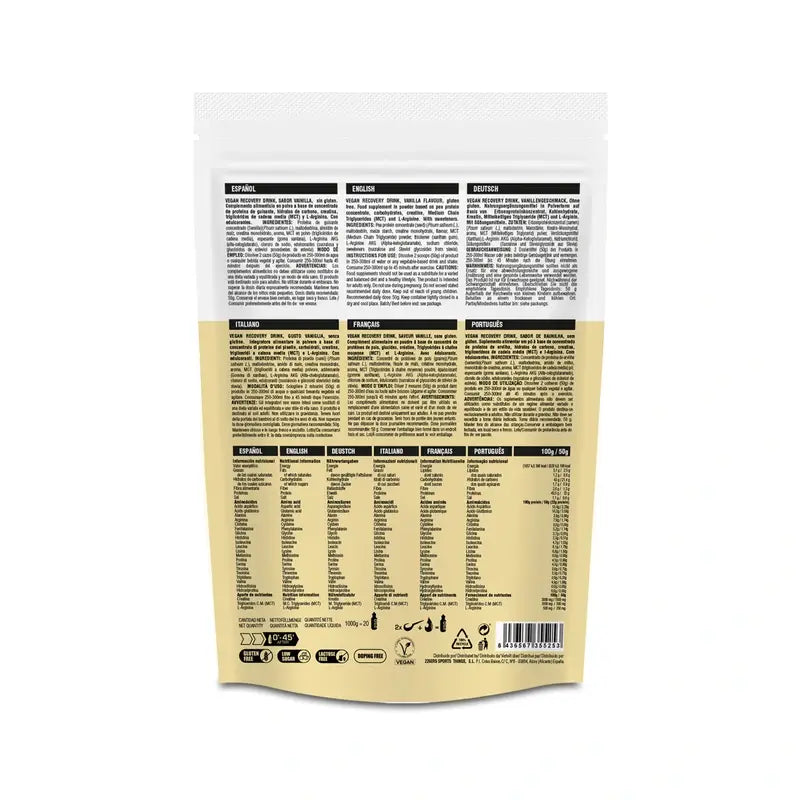 226Ers Vegan Recovery Drink Vegan Recovery Drink Vanilla , 1000 grams