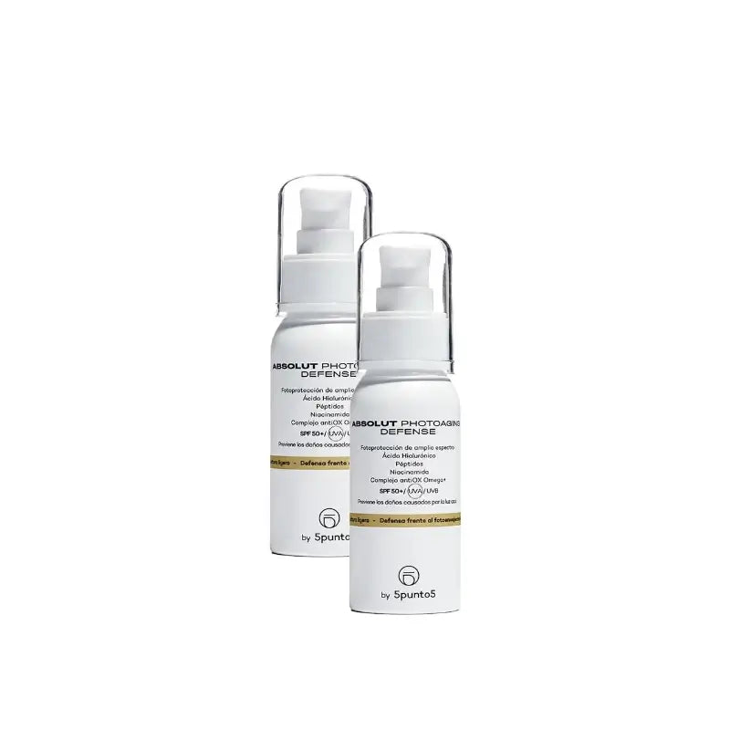 5Punto5 Absolut Photoaging Defense Sunscreen 50 ml, pack of 2