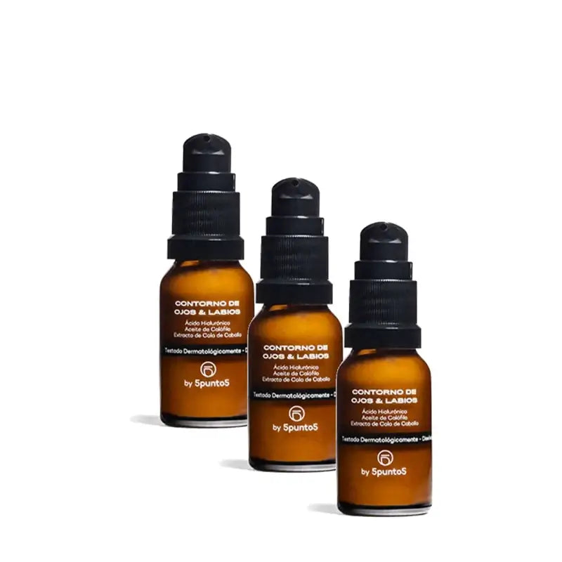 5Punto5 Eye and Lip Contour Cream for Mature Skin 15 ml, pack of 3