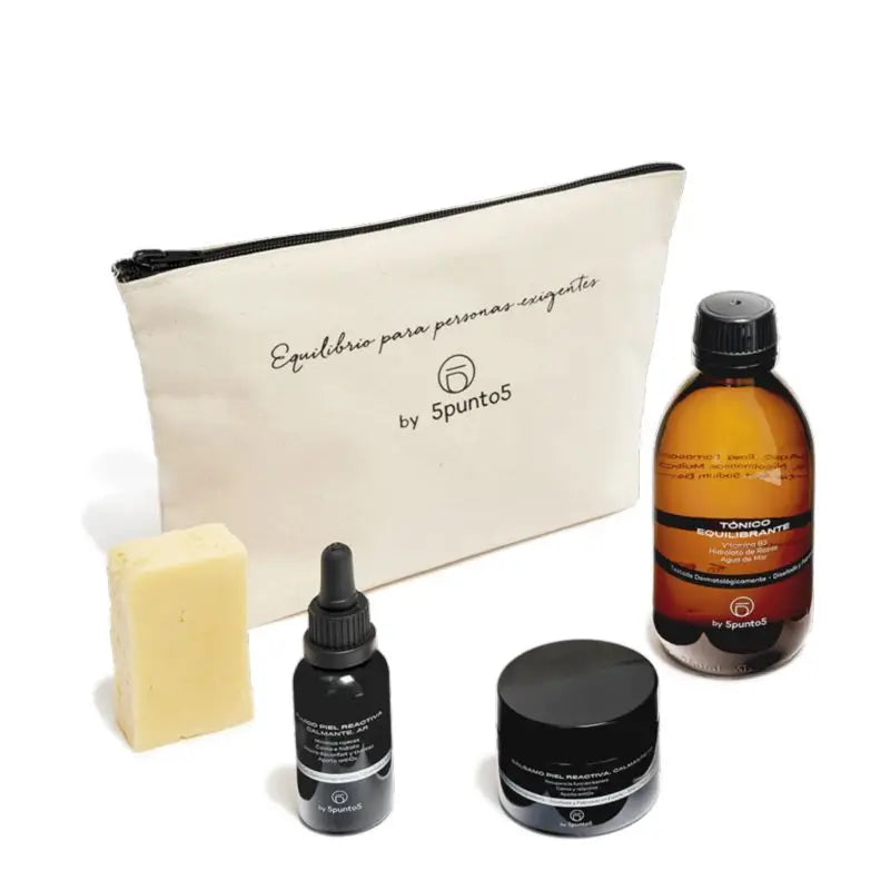 5Punto5 Reactive Skin Set(Dermatological Soap + Balancing Toner + Reactive Skin Fluid + Reactive Skin Balm)