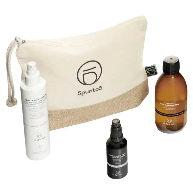 5Punto5 Set Sebocontrol( Cleansing Gel + Balancing Toner + Sebo Control Light Cream)