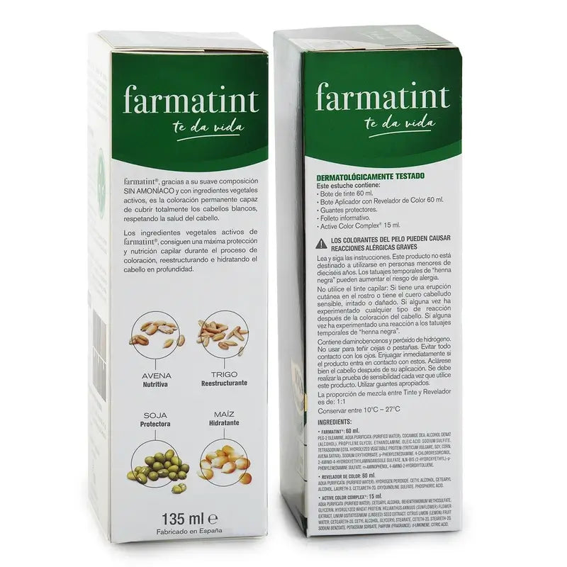 Farmatint 5R Light Auburn Copper Permanent Colouring Gel
