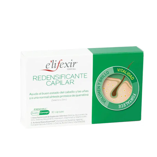 Elifexir Essentialall Hair Redensifying and Fortifying Anti-Hair Loss 30 Capsules