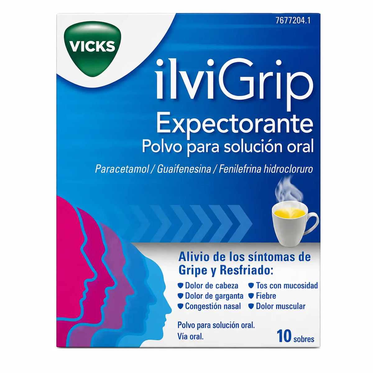 Ilvigrip Expectorant powder for oral solution, 10 sachets