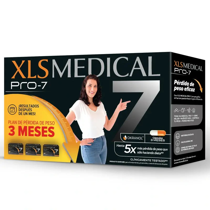 Xls Medical Pro7 Pack 3x180 Capsules