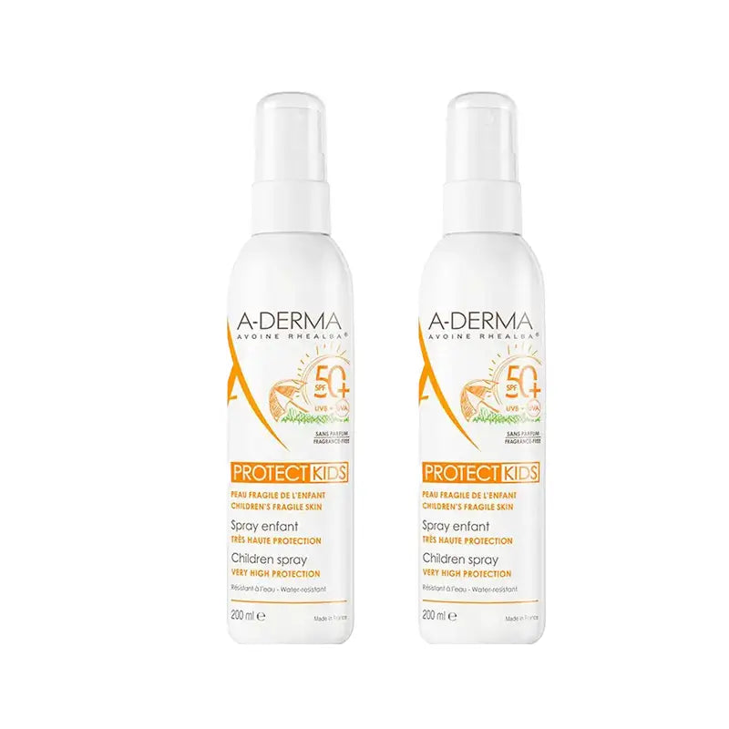 A-Derma Aderma Protect Children's Sun Spray Spf50+, 2X200 Ml
