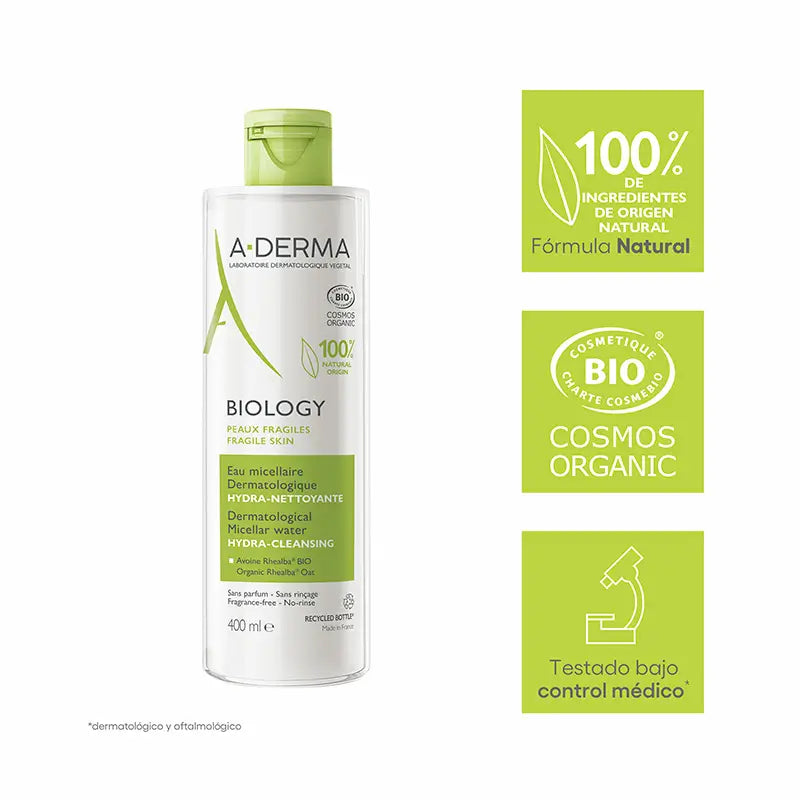 A-Derma Biology Dermatological Micellar Water 400 ml
