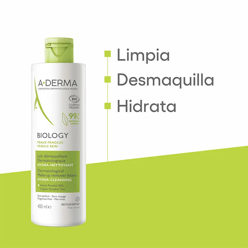 A-Derma Biology Dermatological Make-up Remover Milk 400 ml