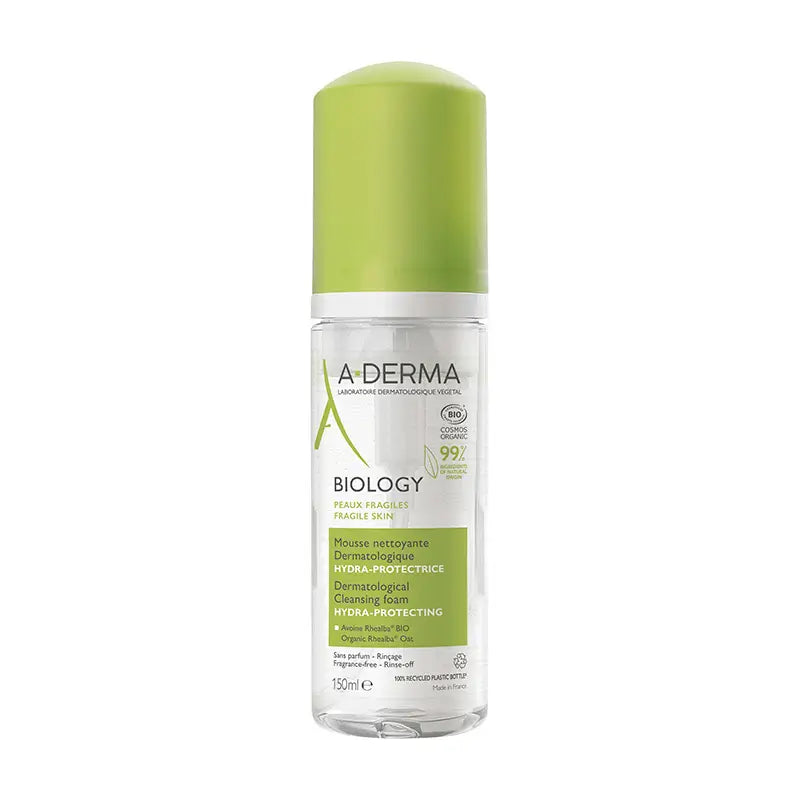 A-Derma Biology Moisturising Facial Make-up Remover Mousse, 150 ml