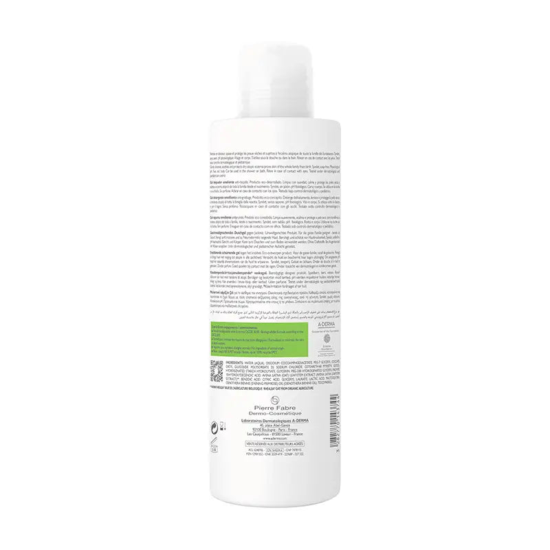 A-Derma Exomega Control Emollient Cleansing Gel 500 ml