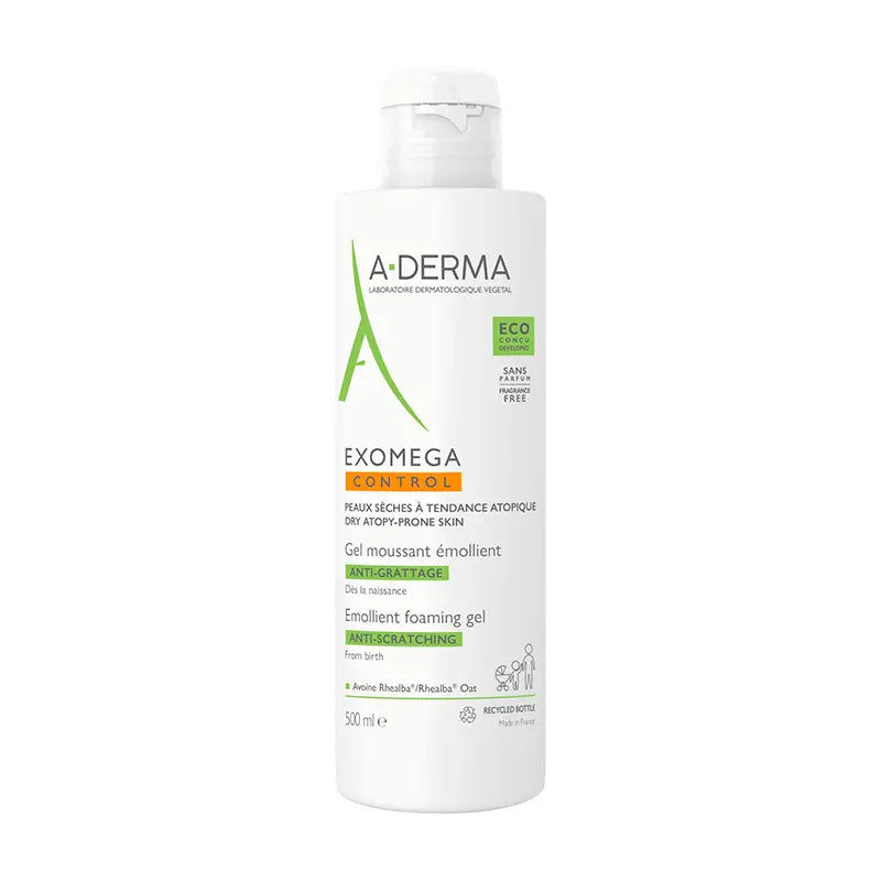 A-Derma Exomega Control Emollient Cleansing Gel 500 ml