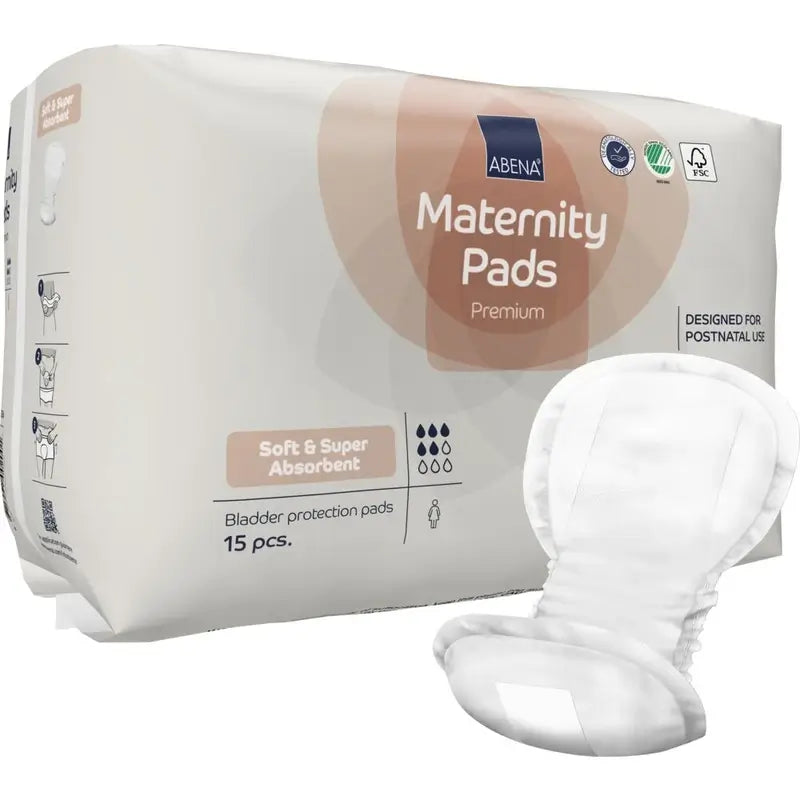 Abena Premium Maternity Pads, 15 pads