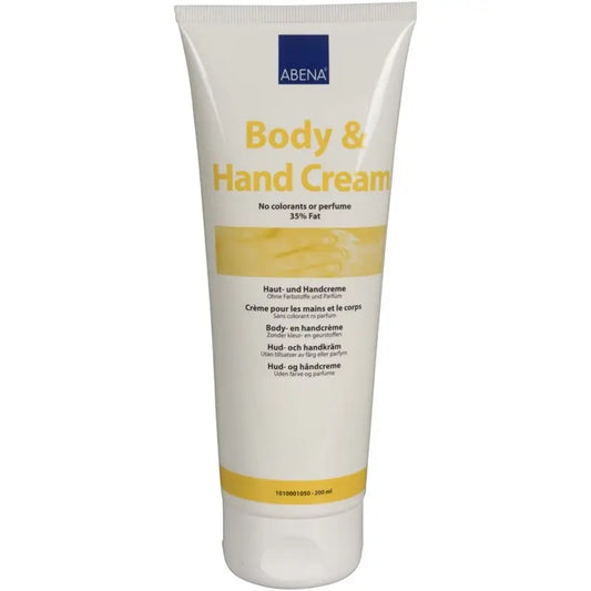 Abena Body and Hand Cream, 35% Lipids, 200 ml